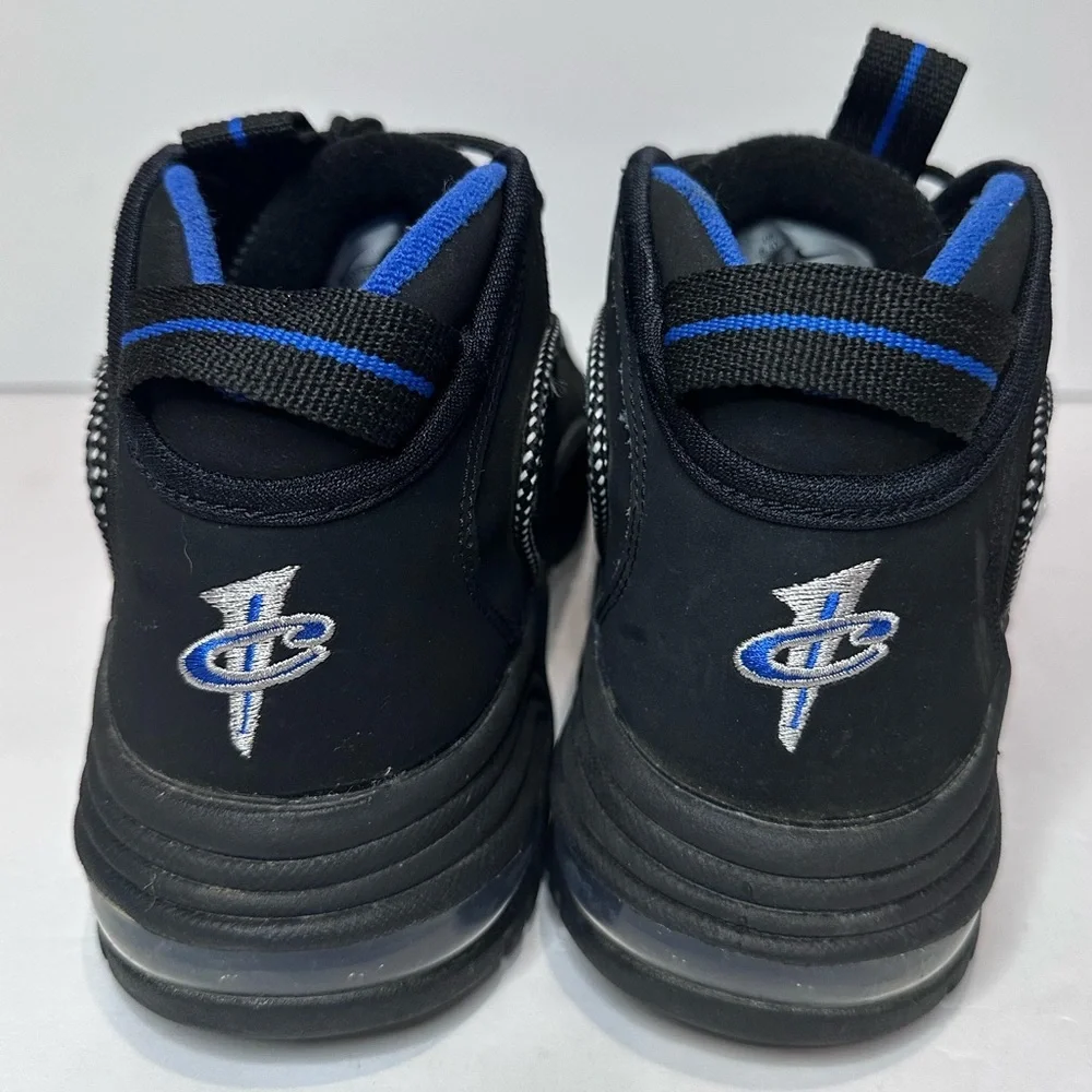 Used Nike Penny Hardaway Black and White Shoes